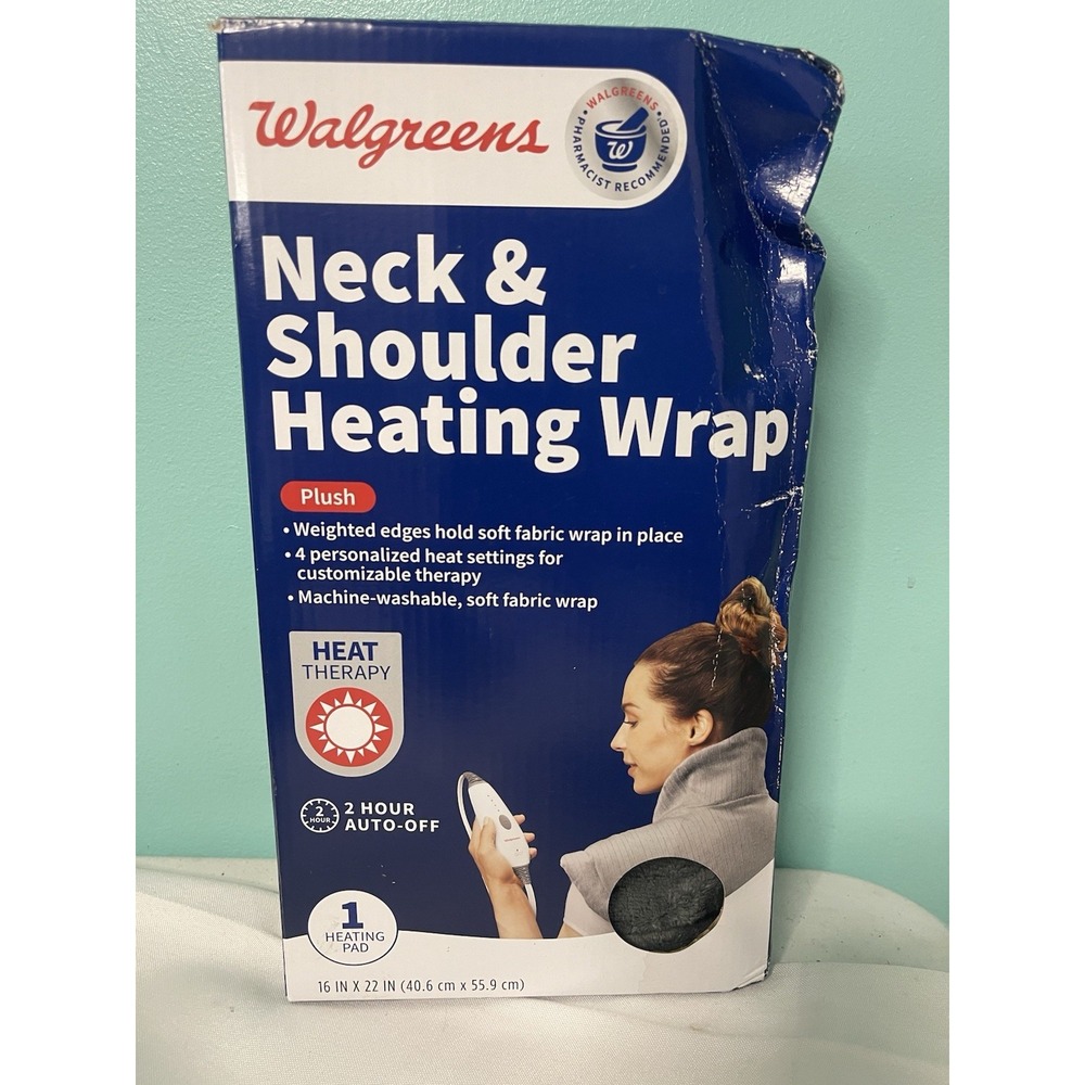 Walgreens Neck and‎ Shoulder Heating Wrap - New